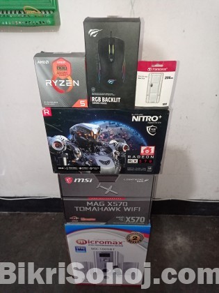 Full setup sell rayzen 3600 8gb ram Radeon 570